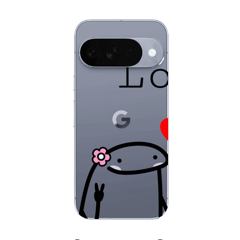 Google Pixel 10 Love 1 Transparent Silicone TPU Θήκη